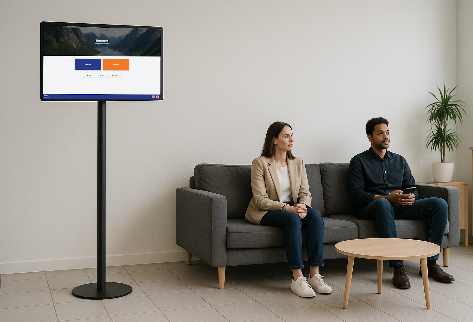 Enkel innsjekk for alle besøkende