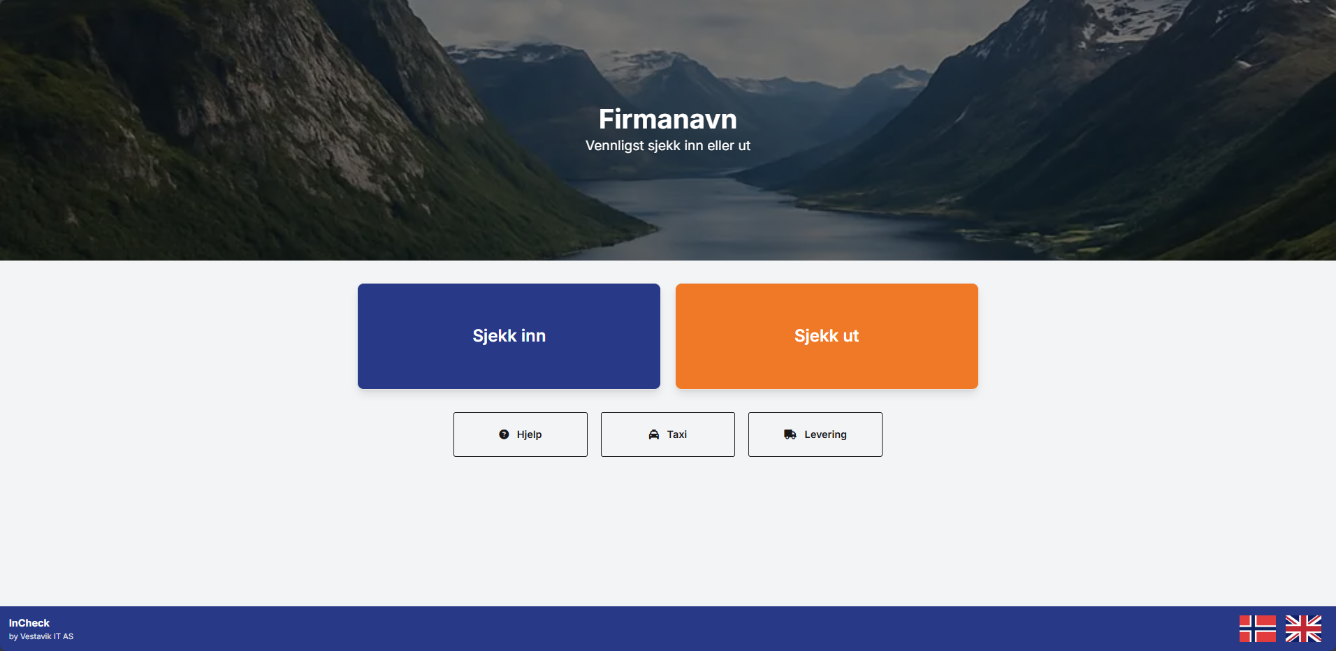 Velkommen og innsjekk